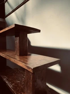 Pamono Vintage Brazilian Folk Art Handmade Wall Cabinet in Cumaru Wood, 1960s Clearance