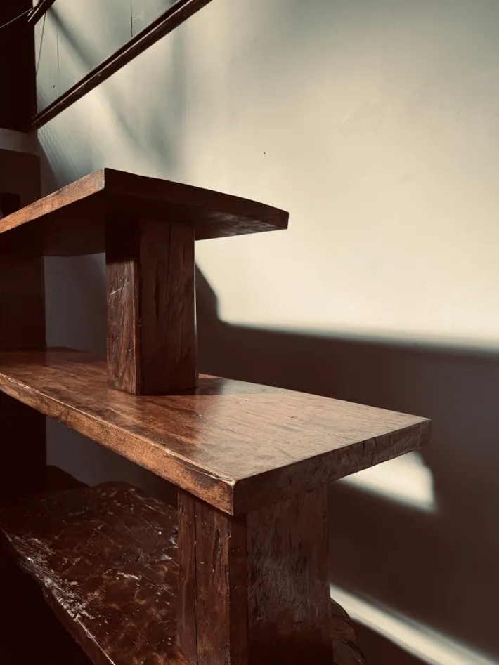 Pamono Vintage Brazilian Folk Art Handmade Wall Cabinet in Cumaru Wood, 1960s Clearance