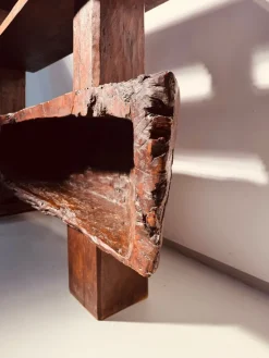 Pamono Vintage Brazilian Folk Art Handmade Wall Cabinet in Cumaru Wood, 1960s Clearance