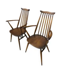 Pamono Vintage British Armchairs from Ercol, 1950s, Set of 2 New