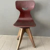 Pamono Vintage Brown High Children's Chair, 1950s Outlet