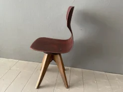 Pamono Vintage Brown High Children's Chair, 1950s Outlet