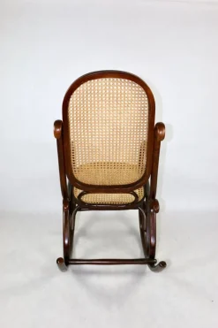 Pamono Vintage Brown Rocking Chair by Michael Thonet Outlet