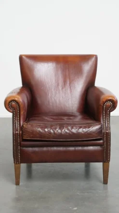 Pamono Vintage Brown Sheepskin Armchair Discount