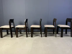 Pamono Vintage Brutalist Dining Chairs, 1970s, Set of 5 Outlet
