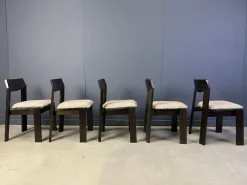Pamono Vintage Brutalist Dining Chairs, 1970s, Set of 5 Outlet