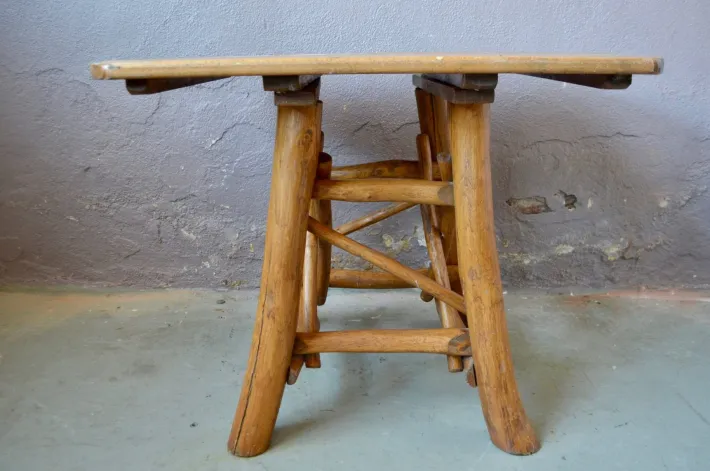 Pamono Vintage Brutalist Farm Table New