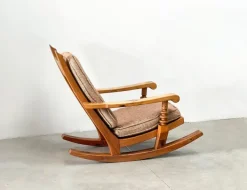 Pamono Vintage Brutalist Rocking Chair Discount