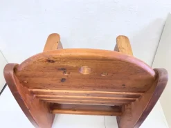 Pamono Vintage Brutalist Rocking Chair in Pine by Wasa, 1970s Discount