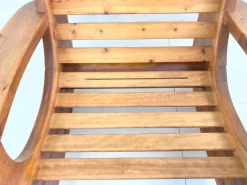 Pamono Vintage Brutalist Rocking Chair in Pine by Wasa, 1970s Discount