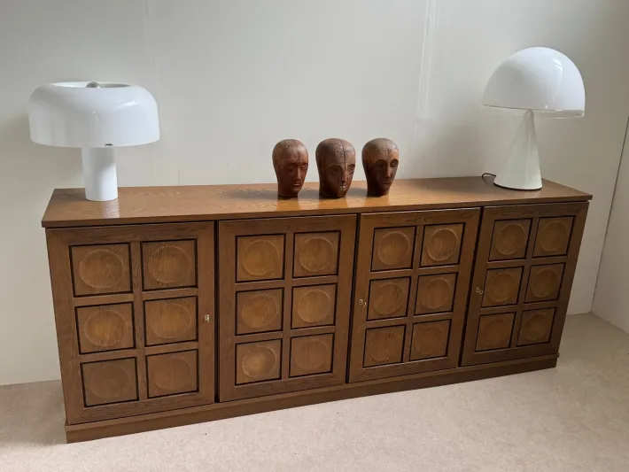 Pamono Vintage Brutalist Sideboard by Gerard Bartels, 1980s Clearance
