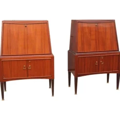 Pamono Vintage Cabinet Bar by Paolo Buffa, Set of 2 Hot