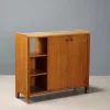Pamono Vintage Cabinet in Oak Veneer, Italy, 1950s-1960s Outlet