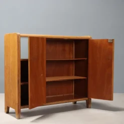 Pamono Vintage Cabinet in Oak Veneer, Italy, 1950s-1960s Outlet