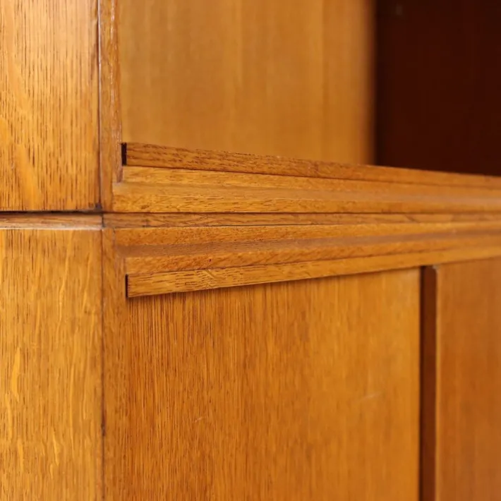 Pamono Vintage Cabinet in Oak Veneer, 1950s Best