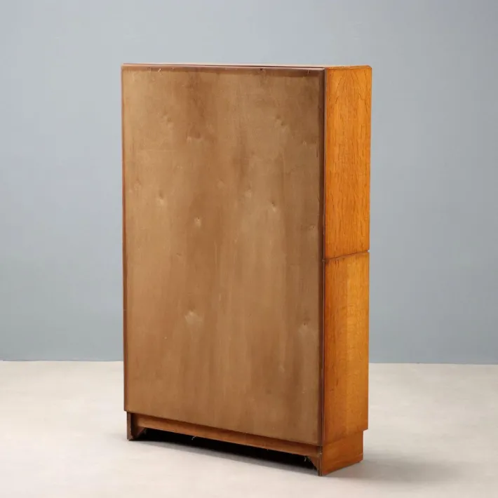 Pamono Vintage Cabinet in Oak Veneer, 1950s Best