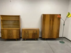 Pamono Vintage Cabinets by František Jirák for Tatra Furniture Pravenec, 1960s, Set of 3 Outlet