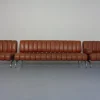 Pamono Vintage Camel Leather Sofa and Chairs by Karl Wittmann for Wittmann Möbelwerkstätten, 1960s, Set of 3 Clearance
