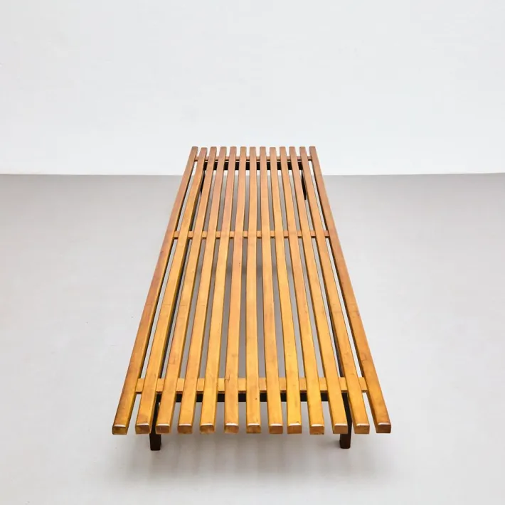 Pamono Vintage Cansado Bench by Charlotte Perriand, 1950 Hot
