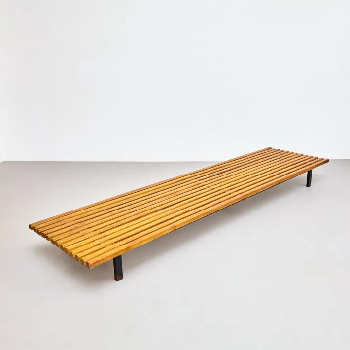 Pamono Vintage Cansado Bench by Charlotte Perriand, 1950 Hot