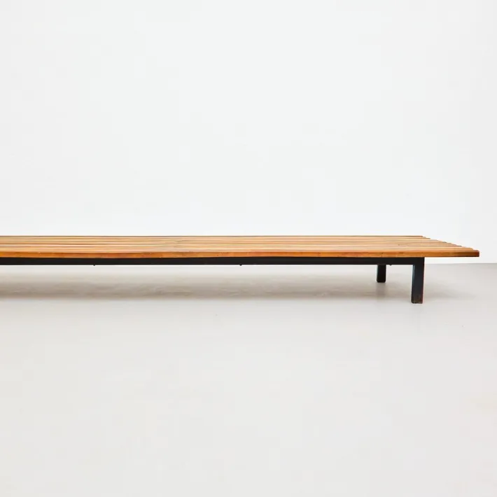 Pamono Vintage Cansado Bench by Charlotte Perriand, 1950 Hot