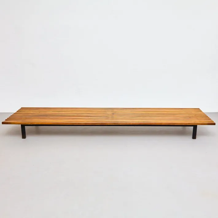 Pamono Vintage Cansado Bench by Charlotte Perriand, 1950 Hot