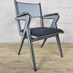 Pamono Vintage Cartoon Style Armchairs in Wood from Lavčević, Croatia, 1960s, Set of 2 Sale