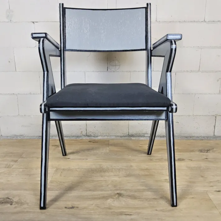 Pamono Vintage Cartoon Style Armchairs in Wood from Lavčević, Croatia, 1960s, Set of 2 Sale