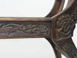 Pamono Vintage Carved Wooden Syrian Bench, 1950s Hot