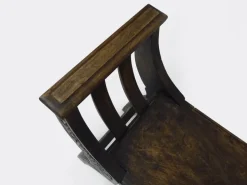 Pamono Vintage Carved Wooden Syrian Bench, 1950s Hot