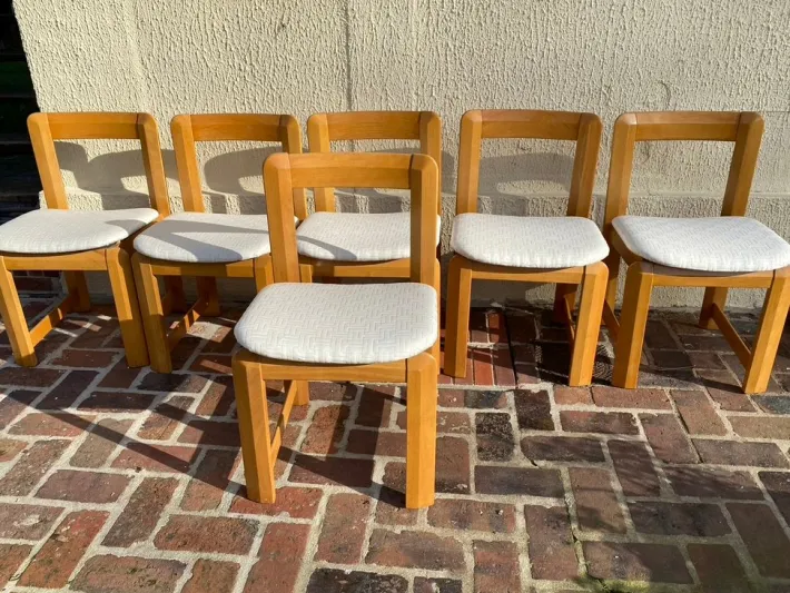 Pamono Vintage Chairs from Guilleumas Scandinavian, 1960s, Set of 6
