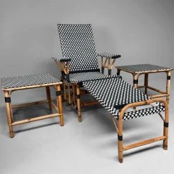 Pamono Vintage Chaise Longue Set from Maison Louis Drucker, 1970s, Set of 3 Discount