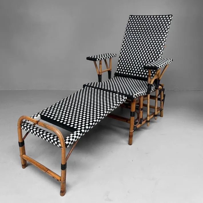 Pamono Vintage Chaise Longue Set from Maison Louis Drucker, 1970s, Set of 3 Discount