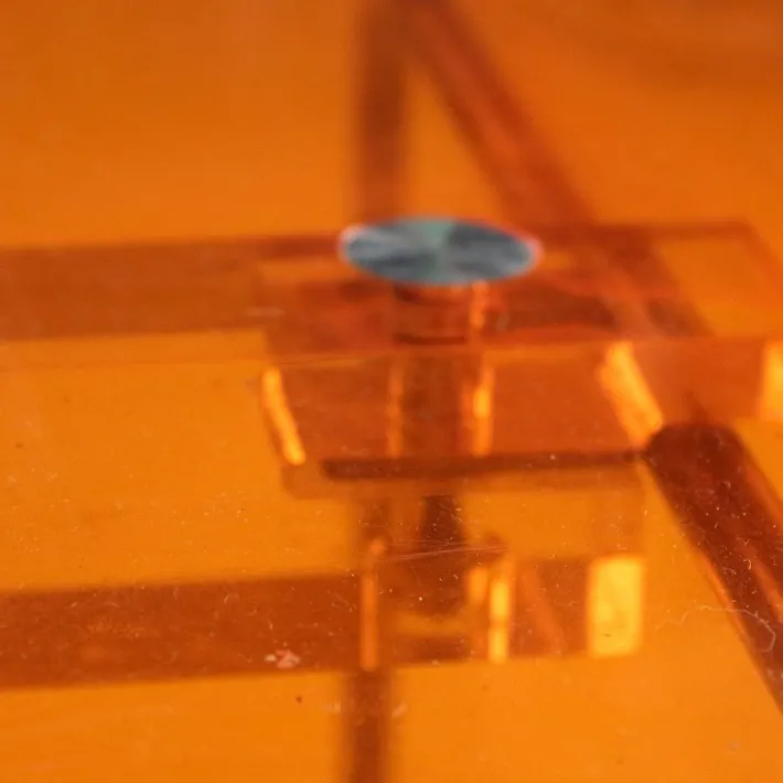 Pamono Vintage Chaise Lounge in Orange by Jean-Marie Massaud, 1990s