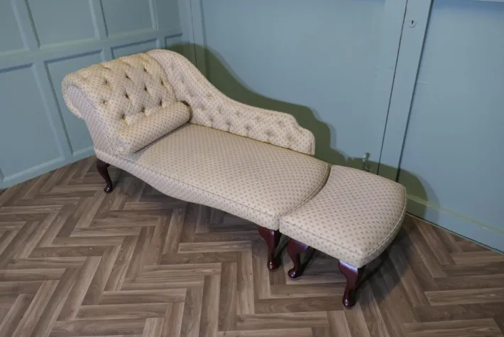 Pamono Vintage Chaise Lounge with Ottoman, 1960, Set of 2 Clearance