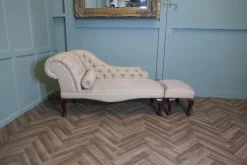 Pamono Vintage Chaise Lounge with Ottoman, 1960, Set of 2 Clearance