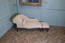 Pamono Vintage Chaise Lounge with Ottoman, 1960, Set of 2 Clearance