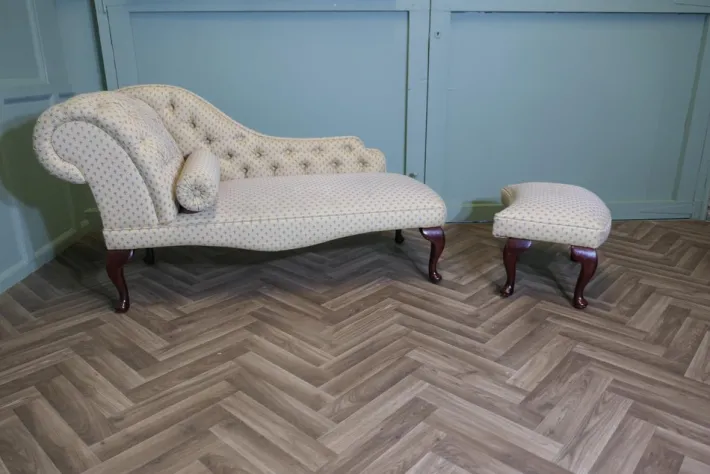 Pamono Vintage Chaise Lounge with Ottoman, 1960, Set of 2 Clearance