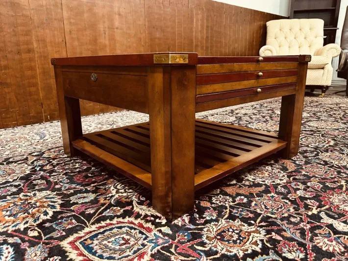 Pamono Vintage Cherrywood Game Table Hot