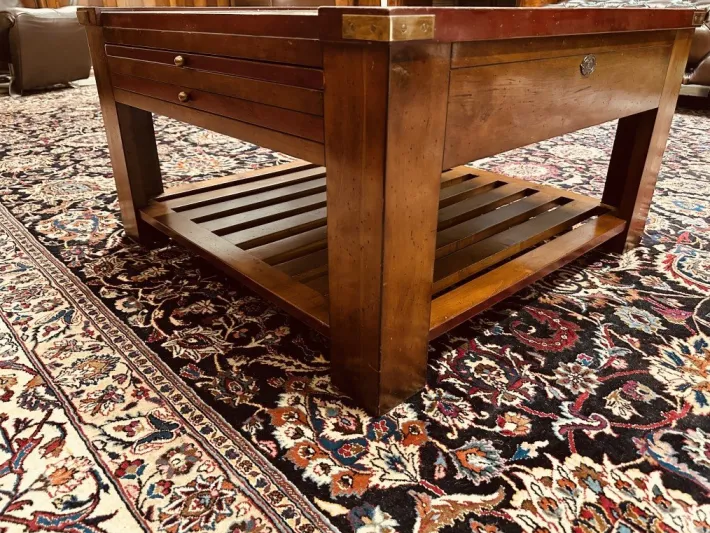 Pamono Vintage Cherrywood Game Table Hot