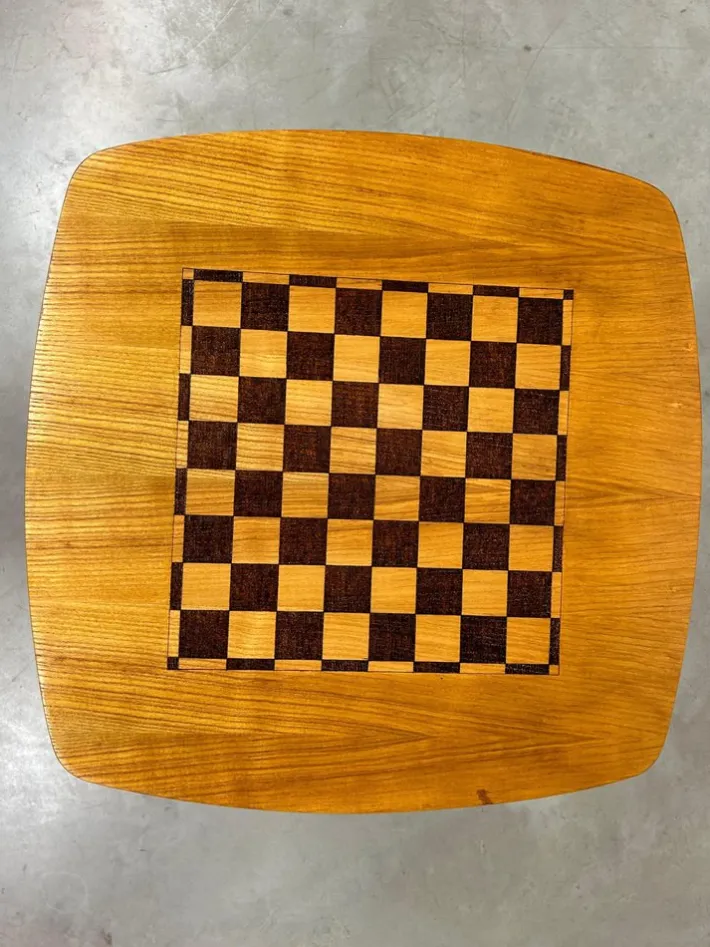 Pamono Vintage Chess Table, 1970s Outlet