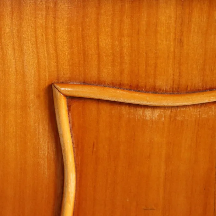 Pamono Vintage Chest of Drawers in Cherrywood Veneer, 1950s Discount