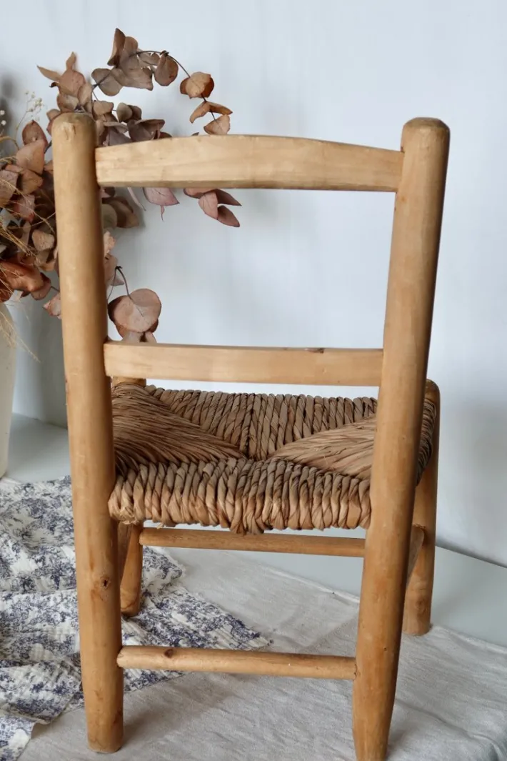 Pamono Vintage Children's Chair in Mulched Wood, 1950s New