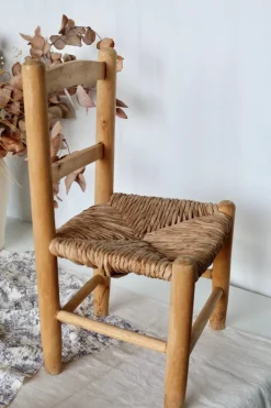 Pamono Vintage Children's Chair in Mulched Wood, 1950s New