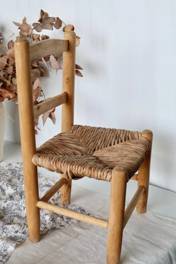 Pamono Vintage Children's Chair in Mulched Wood, 1950s New