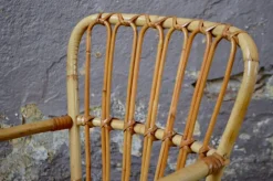 Pamono Vintage Children's Rocking Chair in Rattan New