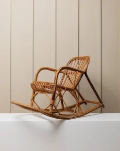 Pamono Vintage Children's Rocking Chair in Bamboo, 1970s Best