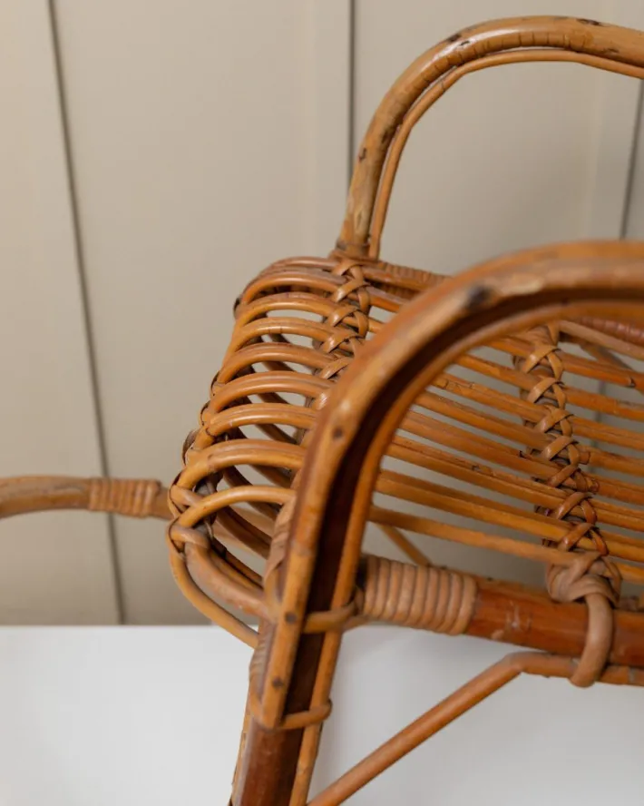 Pamono Vintage Children's Rocking Chair in Bamboo, 1970s Best