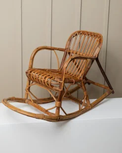 Pamono Vintage Children's Rocking Chair in Bamboo, 1970s Best