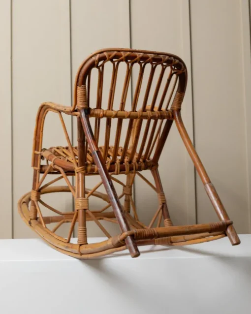Pamono Vintage Children's Rocking Chair in Bamboo, 1970s Best